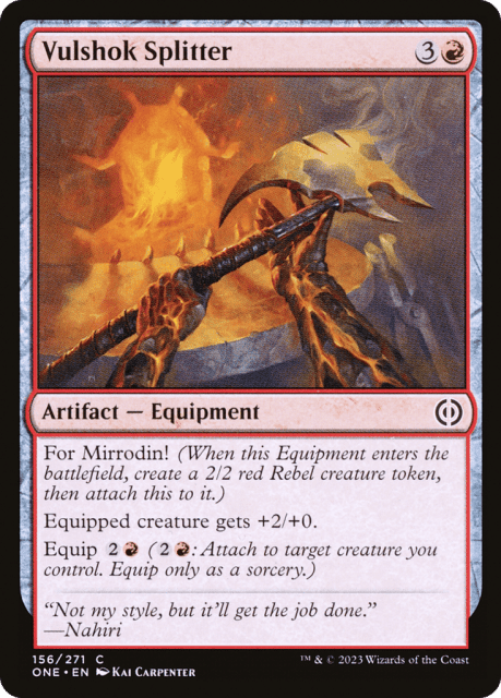 Vulshok Splitter (156) — Phyrexia: All Will Be One