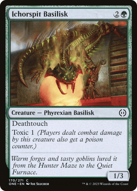 Ichorspit Basilisk (170) — Phyrexia: All Will Be One