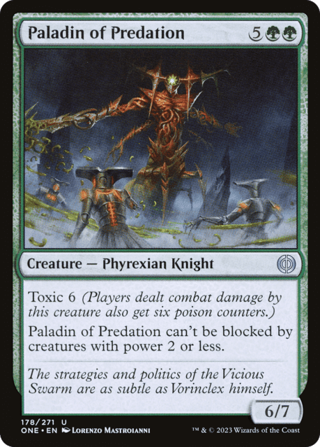 Paladin of Predation (178) — Phyrexia: All Will Be One