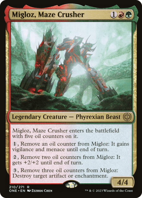 Migloz, Maze Crusher (210) — Phyrexia: All Will Be One