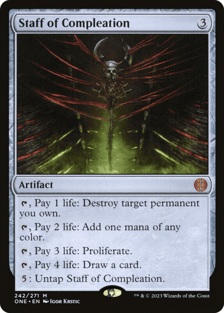 Staff of Compleation (242) — Phyrexia: All Will Be One