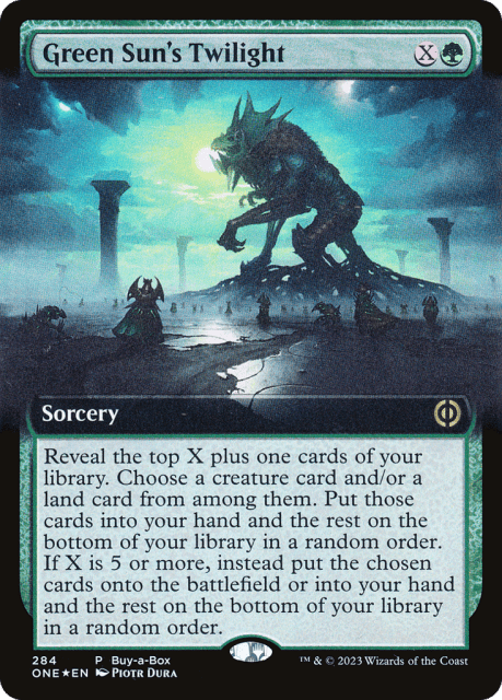 Green Sun's Twilight (284) — Phyrexia: All Will Be One