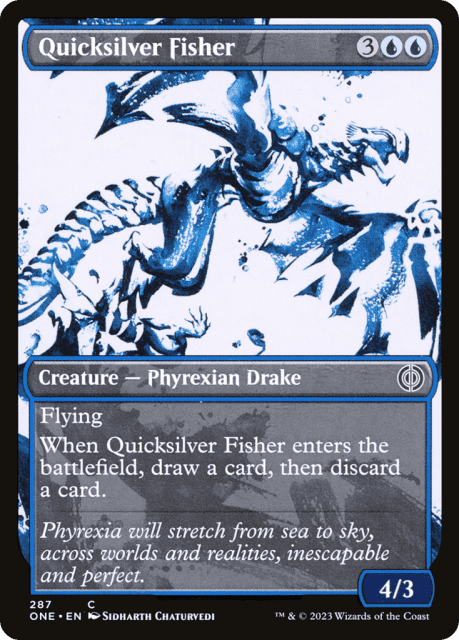 Quicksilver Fisher (287) — Phyrexia: All Will Be One