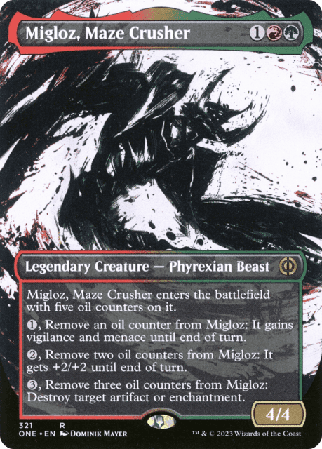Migloz, Maze Crusher (321) — Phyrexia: All Will Be One