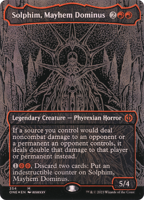 Solphim, Mayhem Dominus (354) — Phyrexia: All Will Be One