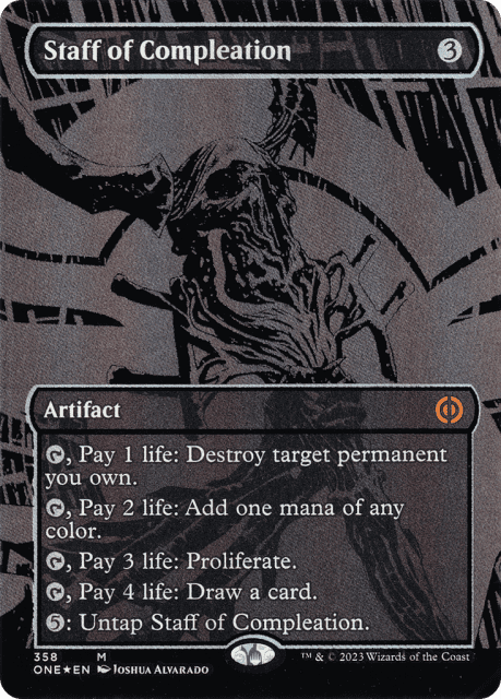Staff of Compleation (358) — Phyrexia: All Will Be One