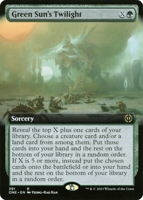 Green Sun's Twilight (391) — Phyrexia: All Will Be One