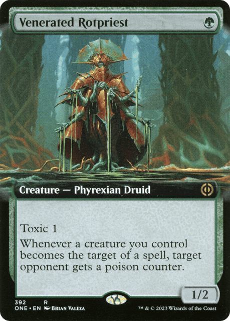 Venerated Rotpriest (392) — Phyrexia: All Will Be One