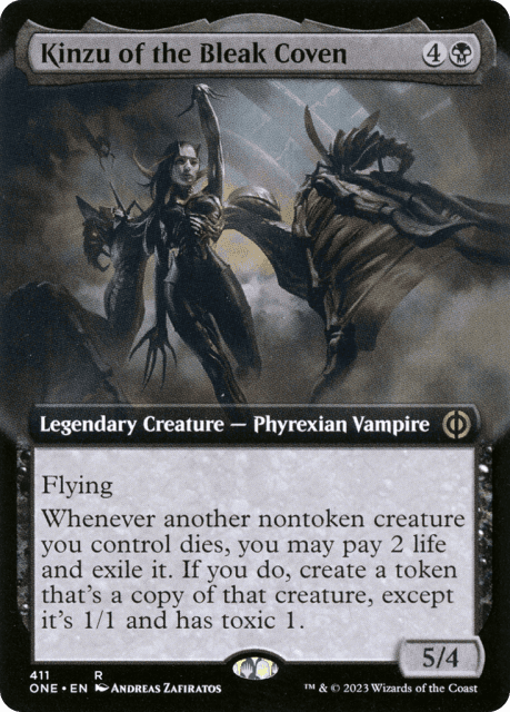 Kinzu of the Bleak Coven (411) — Phyrexia: All Will Be One