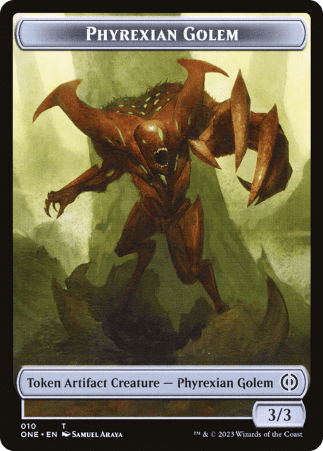 Phyrexian Golem (10) — Phyrexia: All Will Be One
