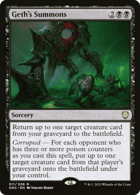 Geth's Summons (11) — Phyrexia: All Will Be One Commander