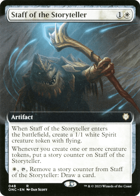 Staff of the Storyteller (48) — Phyrexia: All Will Be One Commander