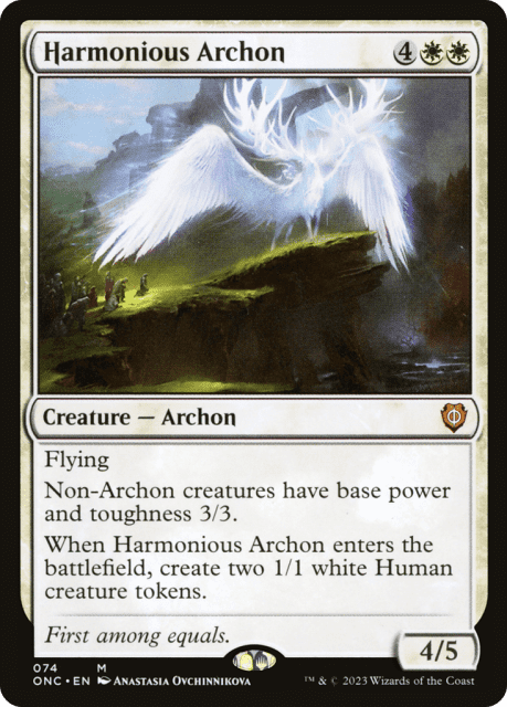 Harmonious Archon (74) — Phyrexia: All Will Be One Commander