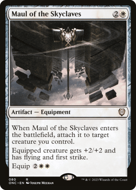 Maul of the Skyclaves (80) — Phyrexia: All Will Be One Commander
