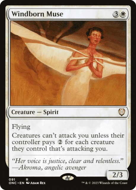 Windborn Muse (91) — Phyrexia: All Will Be One Commander