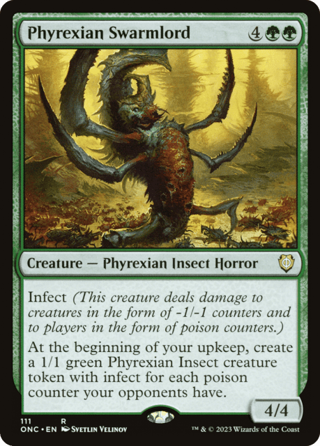 Phyrexian Swarmlord (111) — Phyrexia: All Will Be One Commander