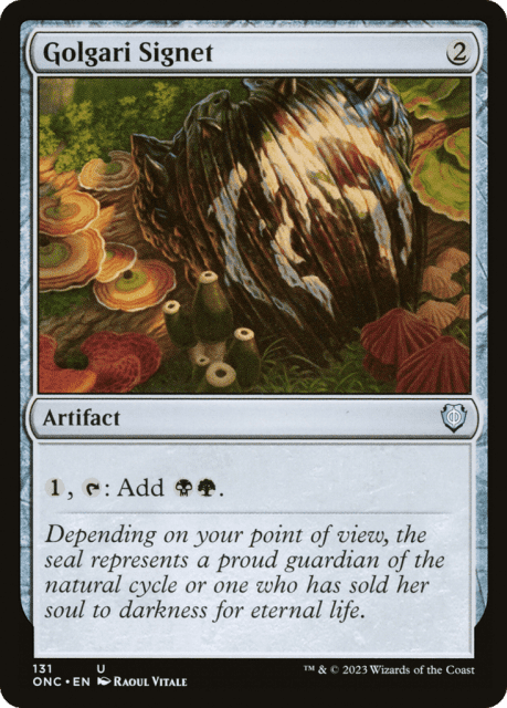 Golgari Signet (131) — Phyrexia: All Will Be One Commander