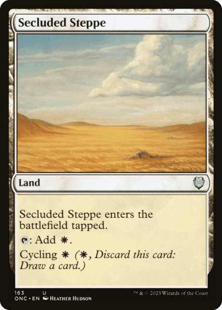 Secluded Steppe (163) — Phyrexia: All Will Be One Commander