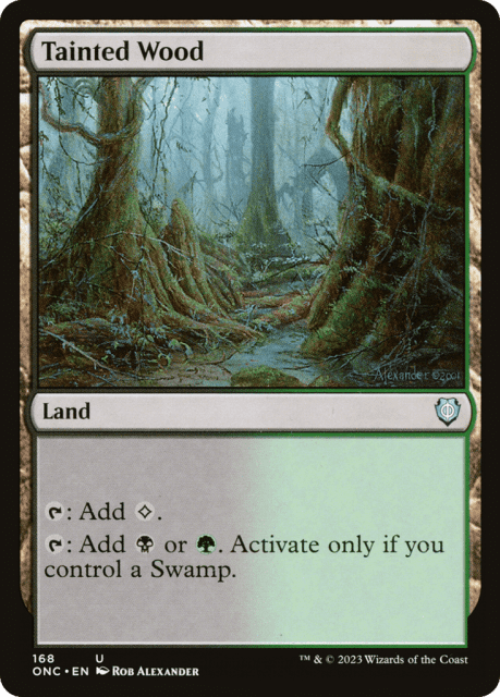 Tainted Wood (168) — Phyrexia: All Will Be One Commander