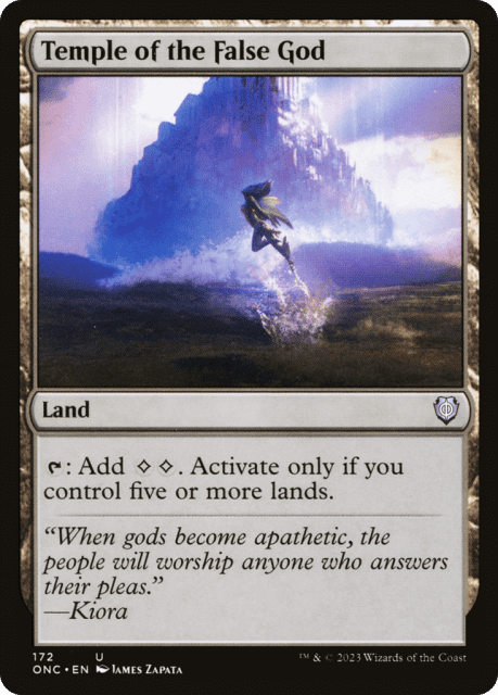 Temple of the False God (172) — Phyrexia: All Will Be One Commander