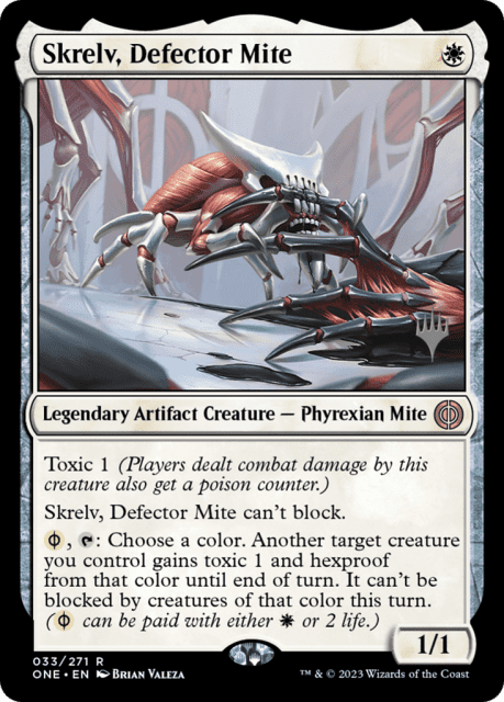 Skrelv, Defector Mite (33) — Phyrexia: All Will Be One Promos