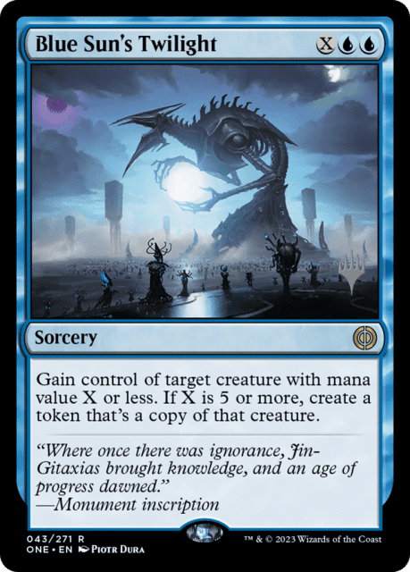 Blue Sun's Twilight (43) — Phyrexia: All Will Be One Promos