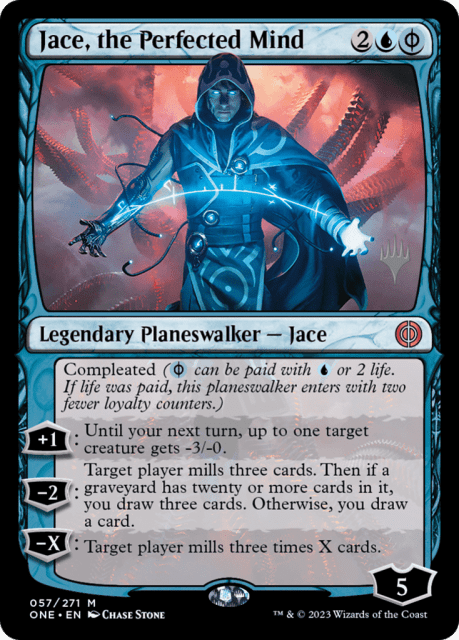 Jace, the Perfected Mind (57) — Phyrexia: All Will Be One Promos