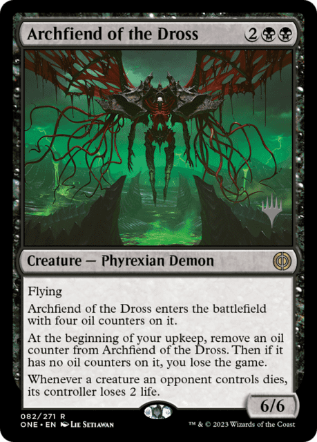 Archfiend of the Dross (82) — Phyrexia: All Will Be One Promos