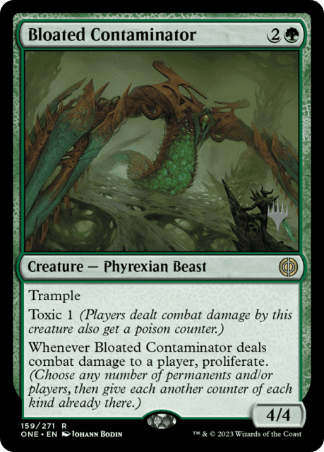 Bloated Contaminator (159) — Phyrexia: All Will Be One Promos