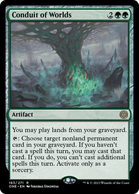Conduit of Worlds (163) — Phyrexia: All Will Be One Promos