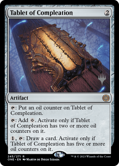 Tablet of Compleation (245) — Phyrexia: All Will Be One Promos
