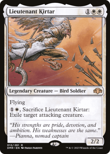 Lieutenant Kirtar (12) — Dominaria Remastered