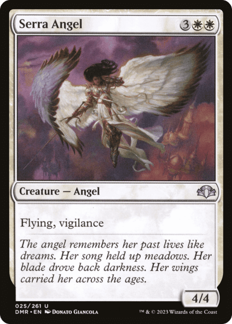 Serra Angel (25) — Dominaria Remastered