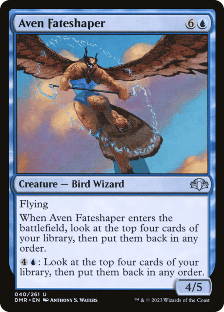 Aven Fateshaper (40) — Dominaria Remastered
