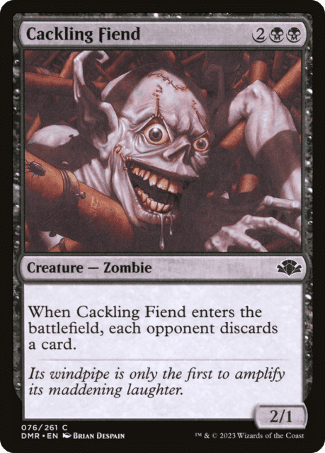 Cackling Fiend (76) — Dominaria Remastered