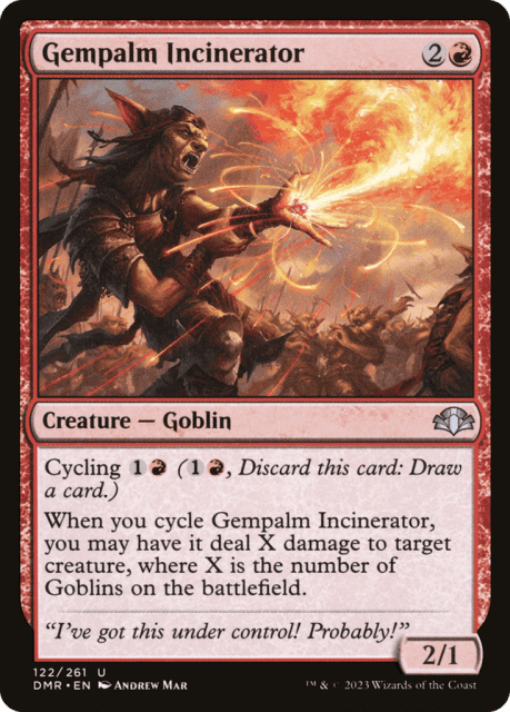 Gempalm Incinerator (122) — Dominaria Remastered