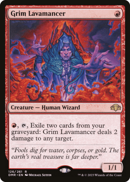 Grim Lavamancer (126) — Dominaria Remastered