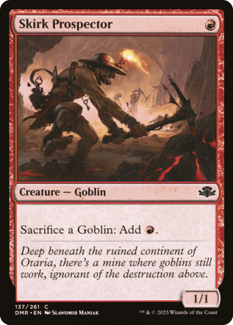 Skirk Prospector (137) — Dominaria Remastered
