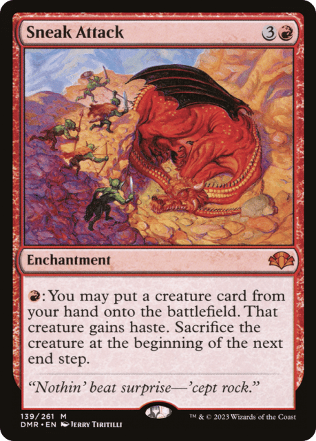Sneak Attack (139) — Dominaria Remastered