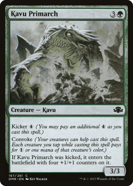 Kavu Primarch (167) — Dominaria Remastered