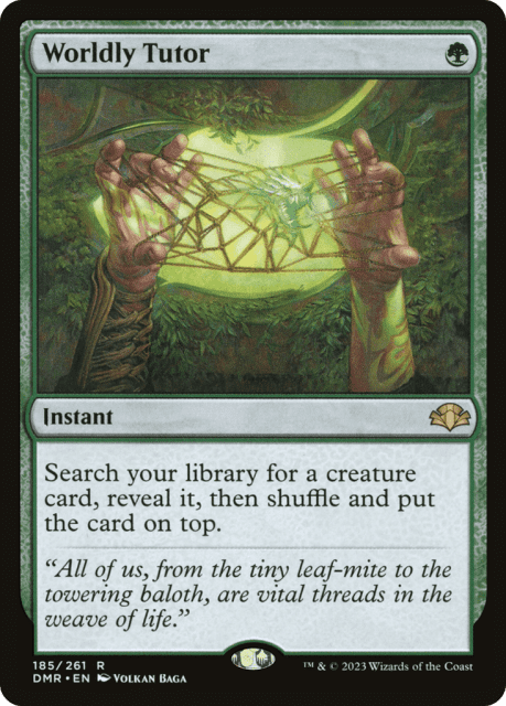 Worldly Tutor (185) — Dominaria Remastered