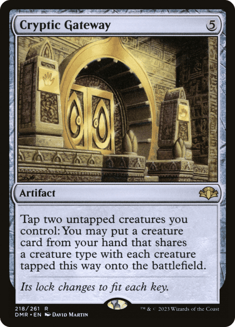 Cryptic Gateway (218) — Dominaria Remastered