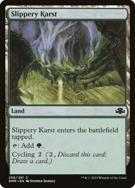 Slippery Karst (256) — Dominaria Remastered