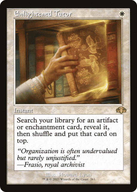 Enlightened Tutor (263) — Dominaria Remastered