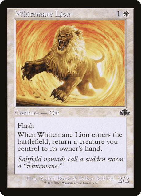Whitemane Lion (277) — Dominaria Remastered