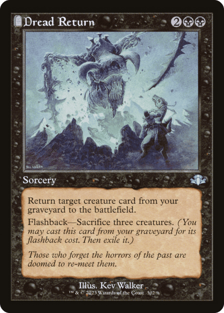 Dread Return (302) — Dominaria Remastered