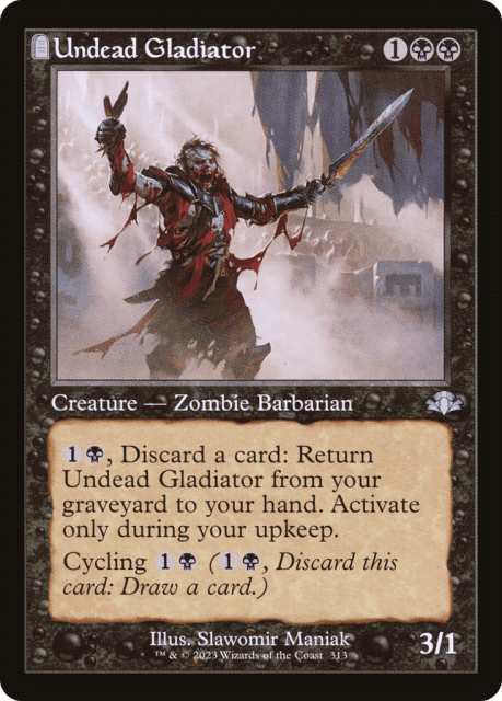 Undead Gladiator (313) — Dominaria Remastered
