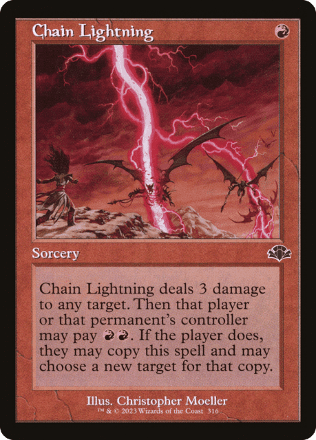Chain Lightning (316) — Dominaria Remastered
