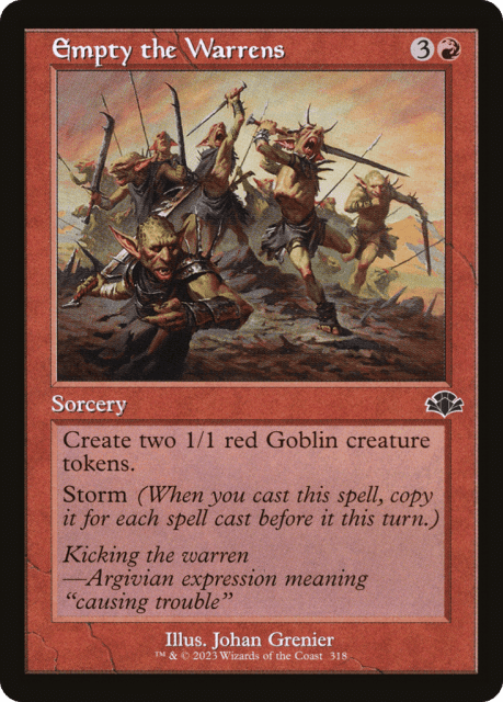 Empty the Warrens (318) — Dominaria Remastered