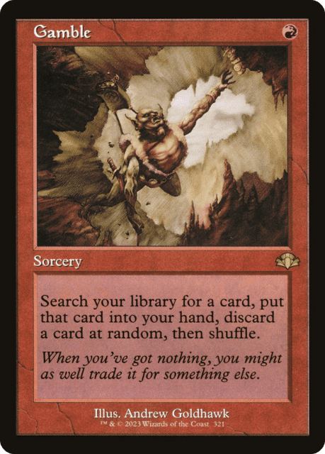 Gamble (321) — Dominaria Remastered